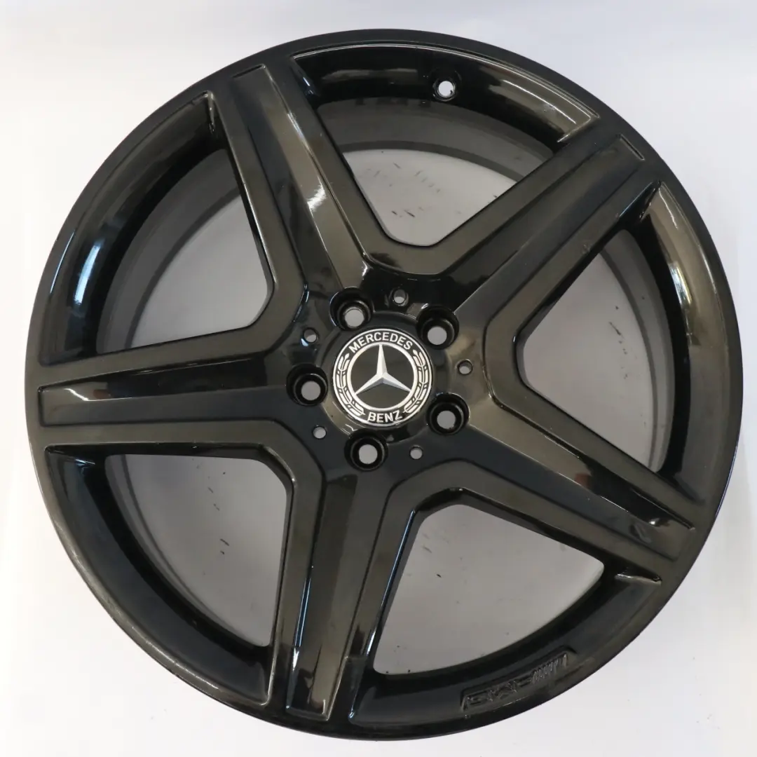 Felge Schwarz 19" 8J ET:43,5 5-Speiche für Mercedes X156 mit Teilenummer A1564010600 Mercedes X156 Felge Schwarz 19" 8J ET:43,5 5-Speiche - SKU A1564010600-1 - Teilenummer A1564010600