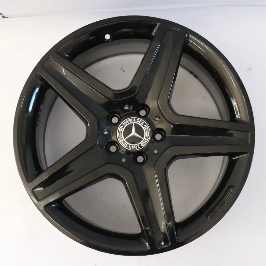 Alloy Rim Black 19" 8J ET:43,5 5-Spoke to Mercedes X156 Wheel with Part number A1564010600 Mercedes X156 Wheel Alloy Rim Black 19" 8J ET:43,5 5-Spoke - SKU A1564010600-3 - Part number A1564010600