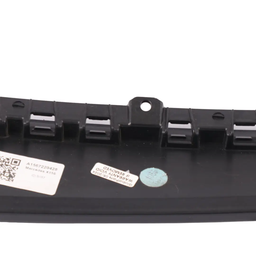 Pillar Cover Front Door Right O/S Outer Moulding to Mercedes GLA X156 B with Part number A1567220428 Mercedes GLA X156 B Pillar Cover Front Door Right O/S Outer Moulding - SKU A1567220428 - Part number A1567220428