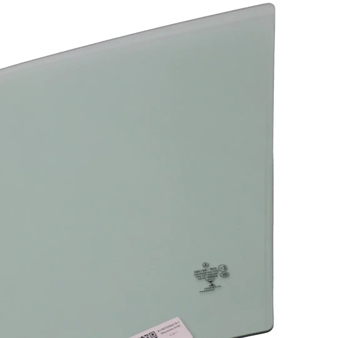 Cristal Puerta Delantera Derecha Acristalamiento AS2 para Mercedes X156 con número de pieza A1567250210 Mercedes X156 Cristal Puerta Delantera Derecha Acristalamiento AS2 - SKU A1567250210-1 - Número de pieza A1567250210