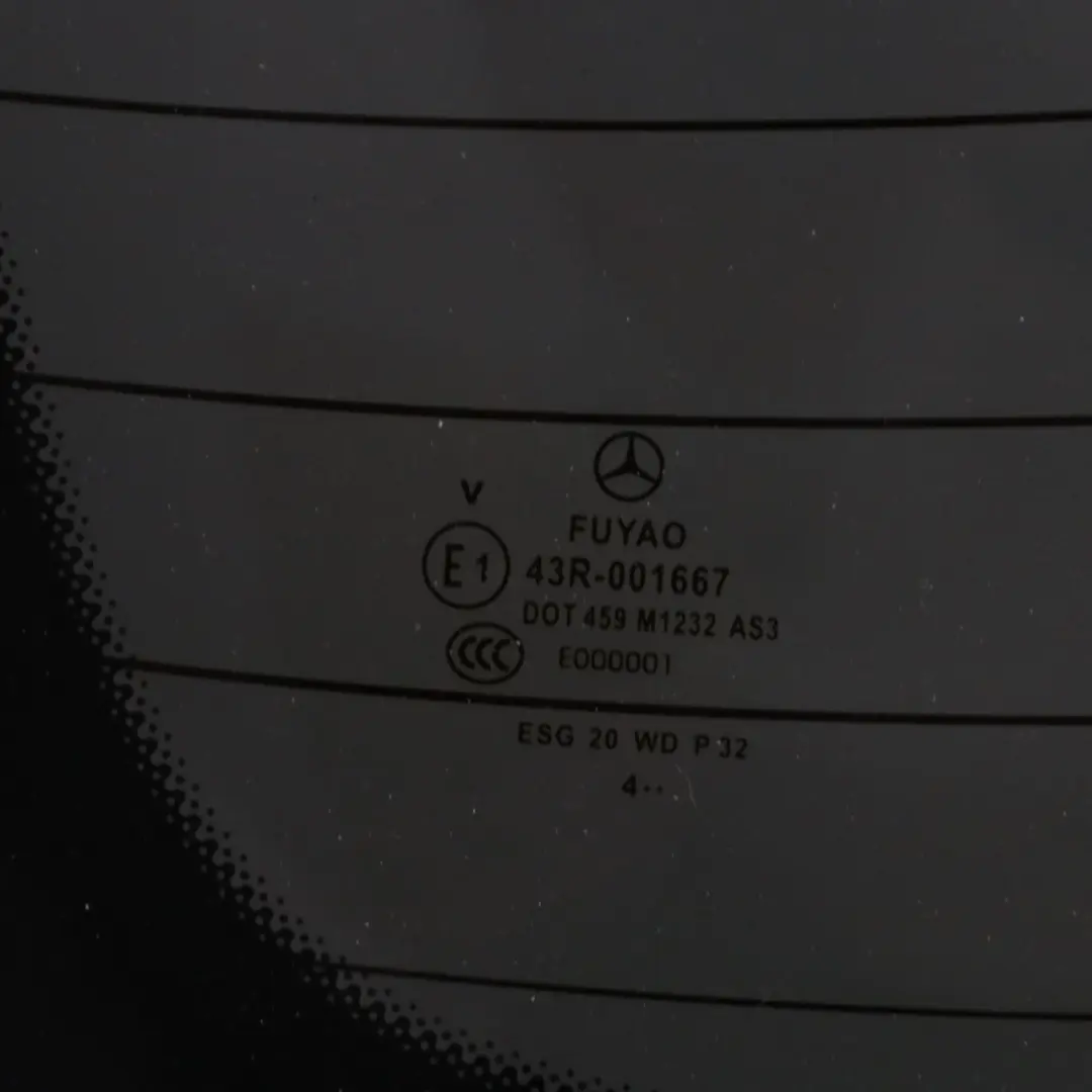 Szyba Klapy Pokrywy Bagażnika Przyciemniana AS3 do Mercedes X156 o numerze A1567403200 Mercedes X156 Szyba Klapy Pokrywy Bagażnika Przyciemniana AS3 - SKU A1567403200 - Numer Części A1567403200