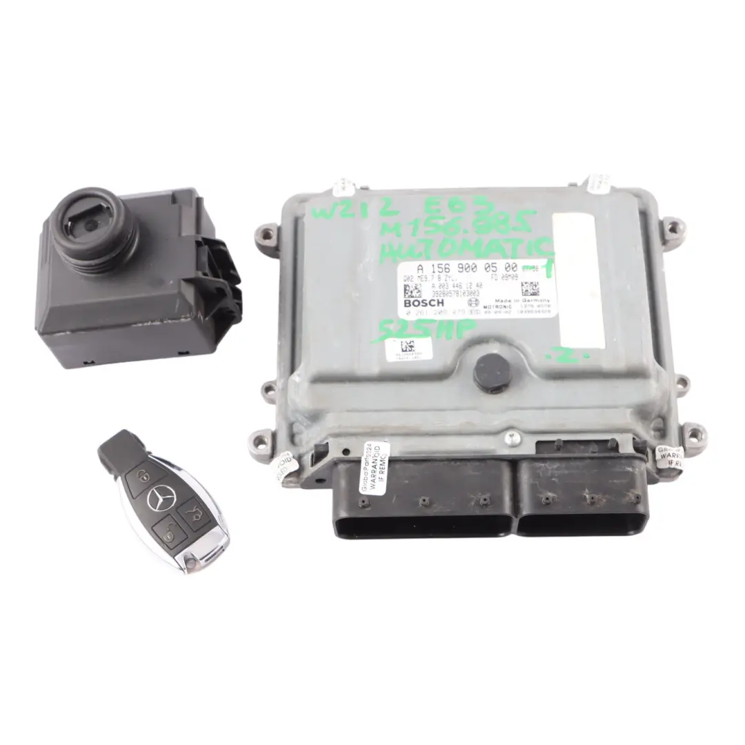 M156.985 Engine Unit ECU Kit Key Ignition to Mercedes W212 E63 AMG with Part number A1569000500 Mercedes W212 E63 AMG M156.985 Engine Unit ECU Kit Key Ignition - SKU A1569000500-1 - Part number A1569000500