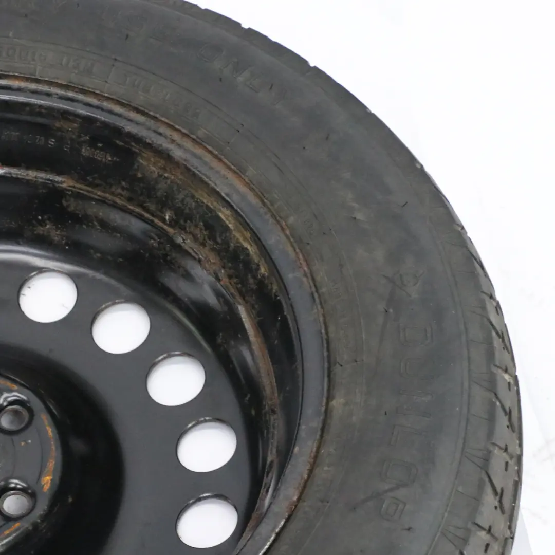 Spare Wheel Steel 18" 4J Tyre R18 155/90 to Mercedes W164 W166 with Part number A1644000002 Mercedes W164 W166 Spare Wheel Steel 18" 4J Tyre R18 155/90 - SKU A1644000002-2 - Part number A1644000002