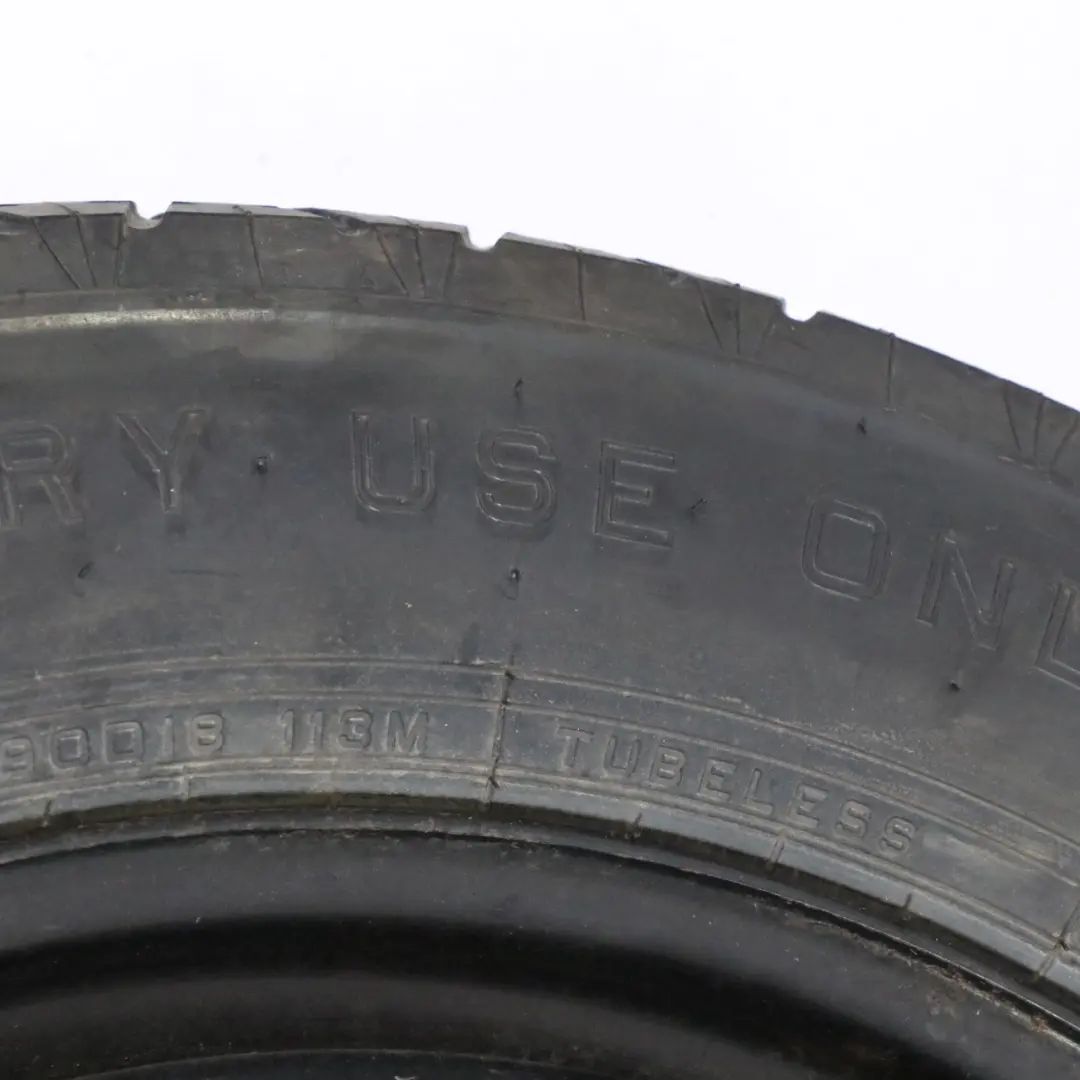 Mercedes W164 W166 Ruota scorta acciaio 18" 4J Pneumatico R18 155/90 - SKU A1644000002-2 - Numero di parte A1644000002