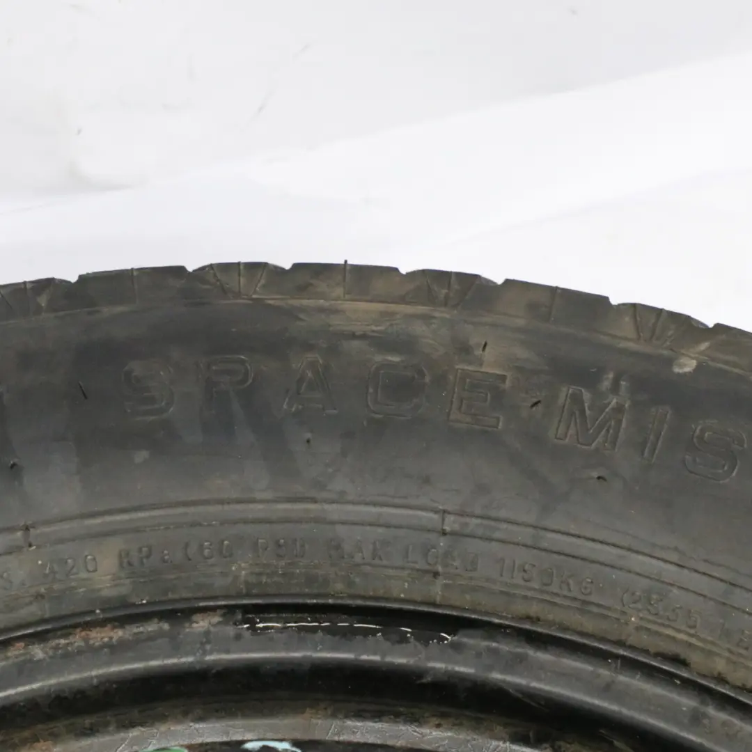 Mercedes W164 W166 Ruota scorta acciaio 18" 4J Pneumatico R18 155/90 - SKU A1644000002-2 - Numero di parte A1644000002