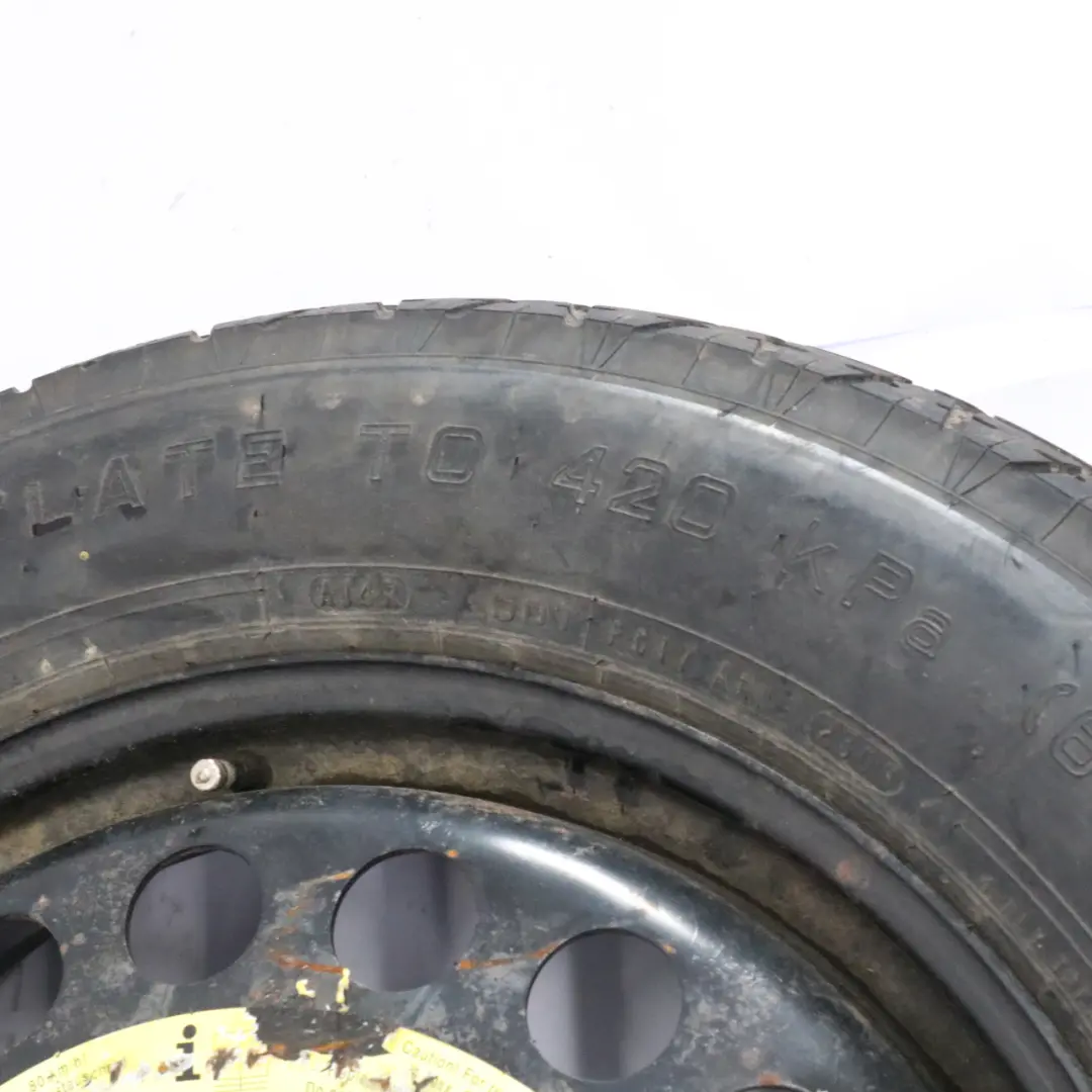 Mercedes W164 W166 Ruota scorta acciaio 18" 4J Pneumatico R18 155/90 - SKU A1644000002-2 - Numero di parte A1644000002