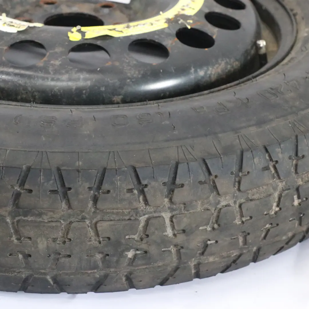 Ruota scorta acciaio 18" 4J Pneumatico R18 155/90 per Mercedes W164 W166 con numero di parte A1644000002 Mercedes W164 W166 Ruota scorta acciaio 18" 4J Pneumatico R18 155/90 - SKU A1644000002-2 - Numero di parte A1644000002