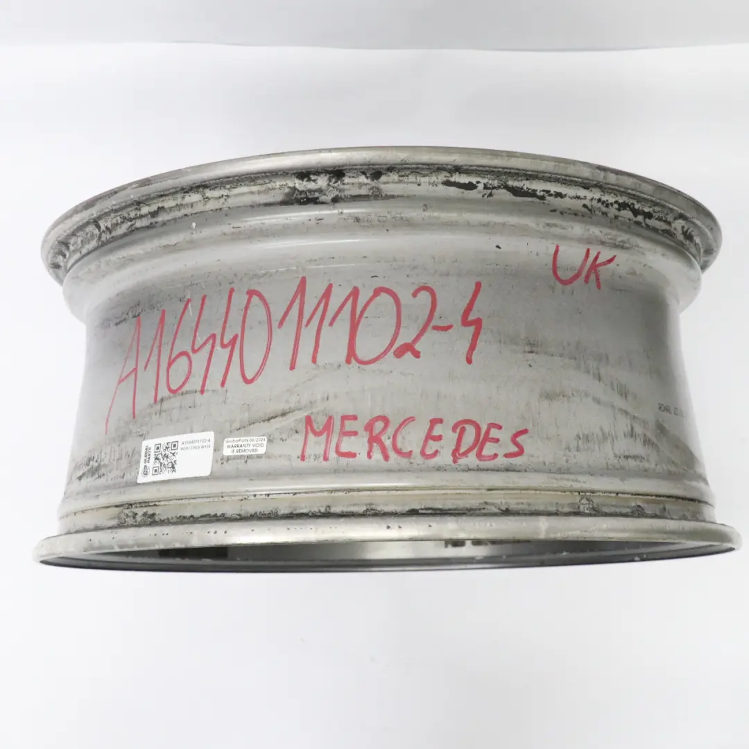 Grey Alloy Wheel Rim 20" 8,5J ET:56 to Mercedes ML W164 with Part number A1644011102 Mercedes ML W164 Grey Alloy Wheel Rim 20" 8,5J ET:56 - SKU A1644011102-4 - Part number A1644011102