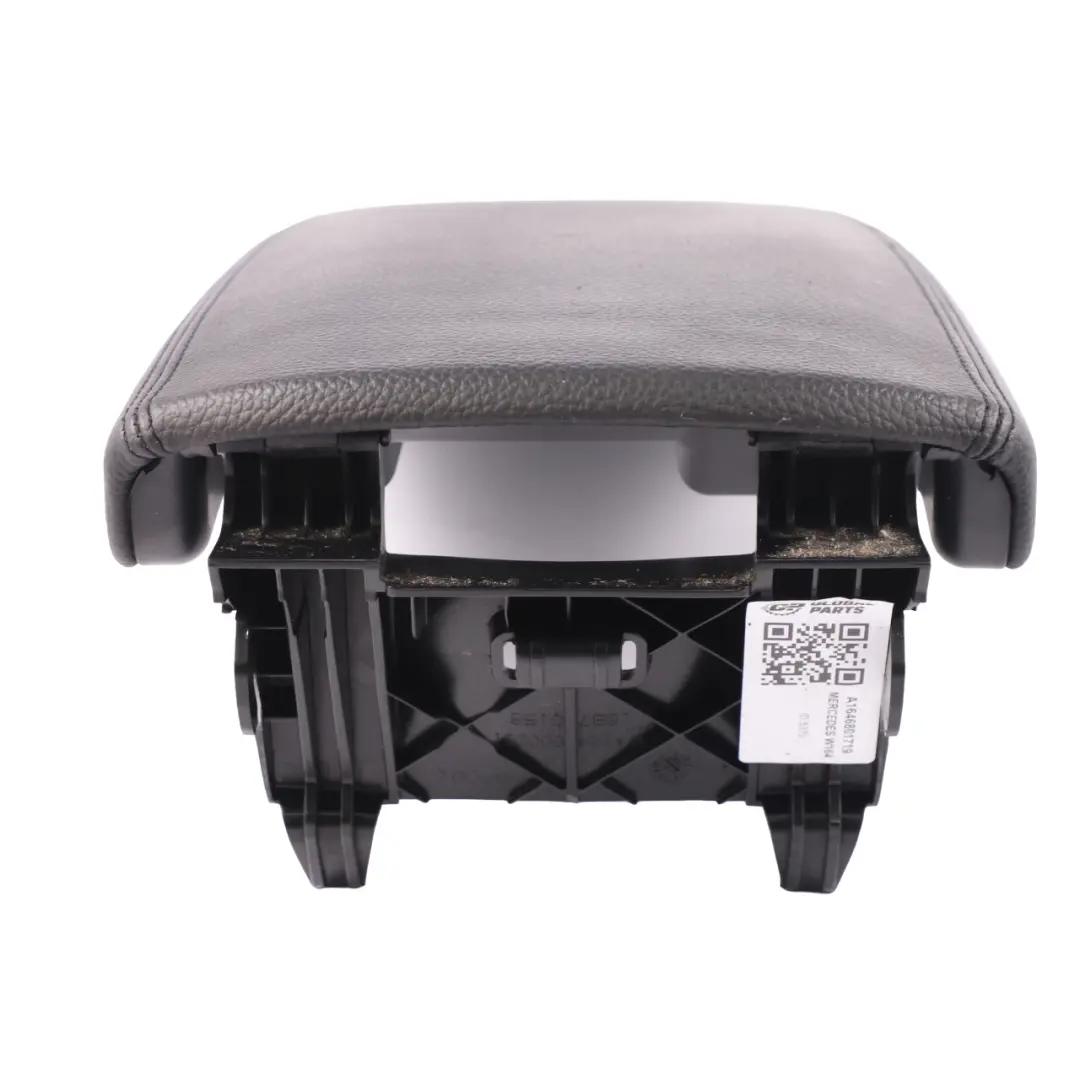 Mercedes W164 console centrale accoudoir housse de rangement cuir - SKU A1646801719 - Numéro de pièce A1646801719