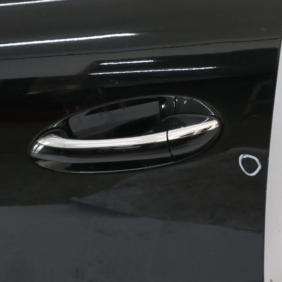 Mercedes W164 Door Front Left N/S Obsidian Black Metallic - 197 - SKU A1647200105-OB - Part number A1647200105