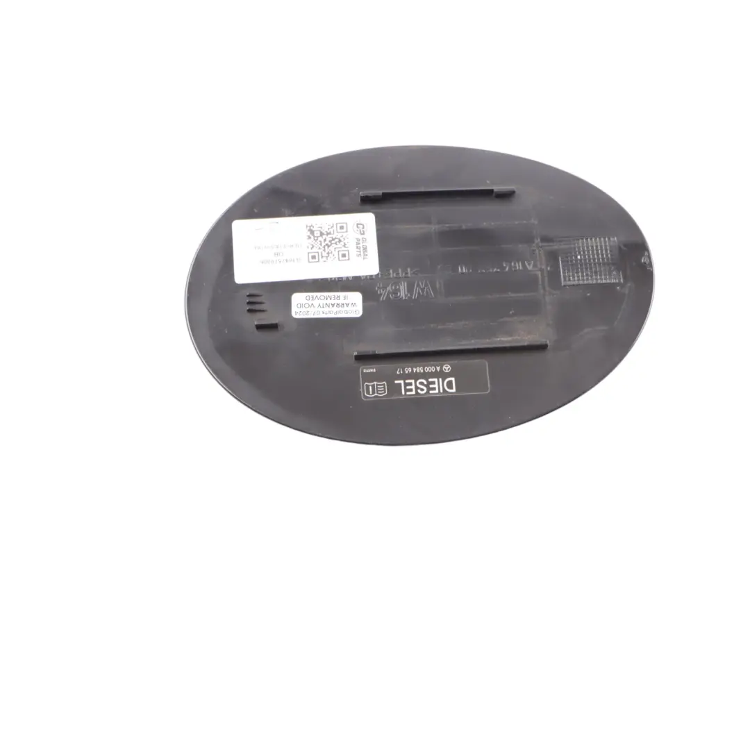 Mercedes ML W164 Kraftstoff Tank Deckel Obsidian Schwarz - 197 - SKU A1647570006-OB - Teilenummer A1647570006