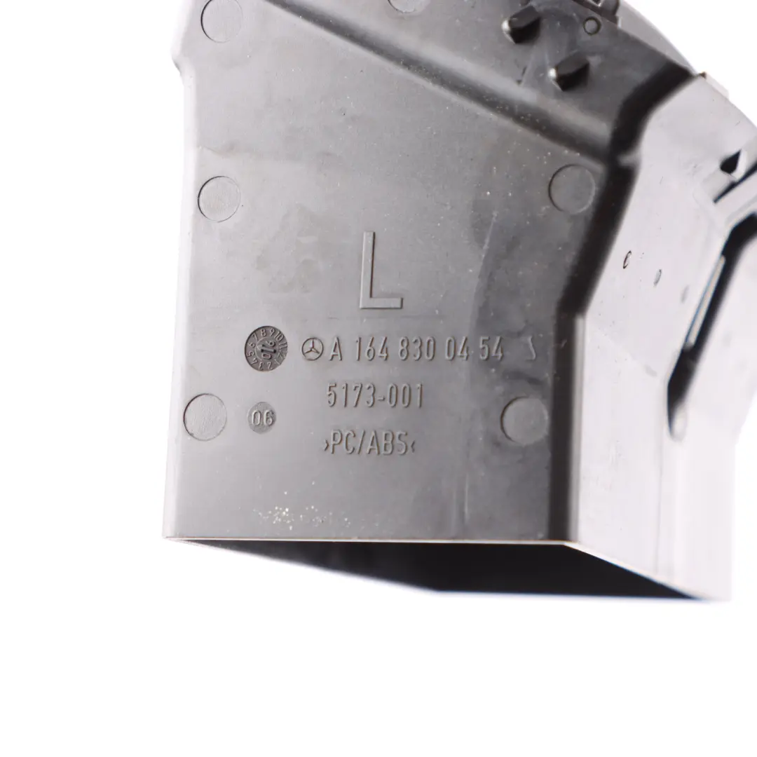 Mercedes ML W164 Console Centrale Bocchetta Aria Griglia Pelle Daino - SKU A1648300454-2 - Numero di parte A1648300454