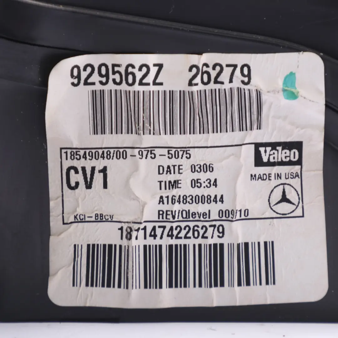 Air Duct Mercedes W164 Central Dashboard Air Vents Duct Ventilation - SKU A1648300844 - Part number A1648300844
