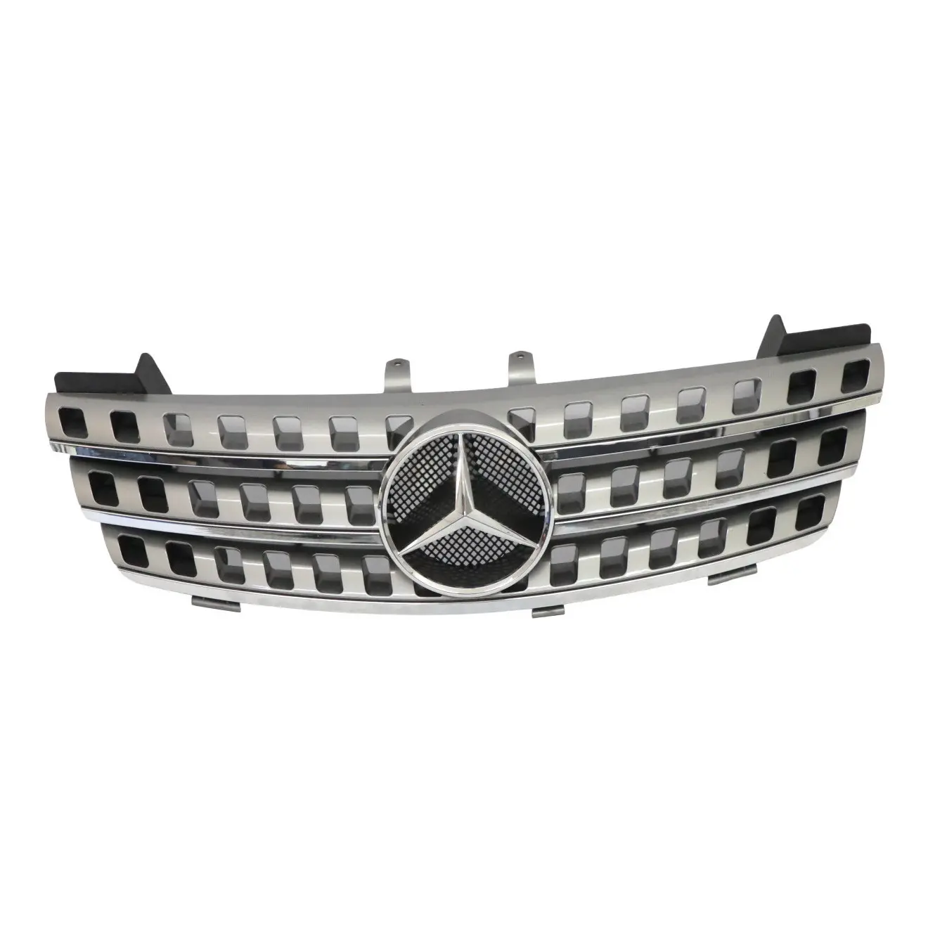 Mercedes ML W164 Griglia anteriore Paraurti Alluminio opaco Argento A1648801985