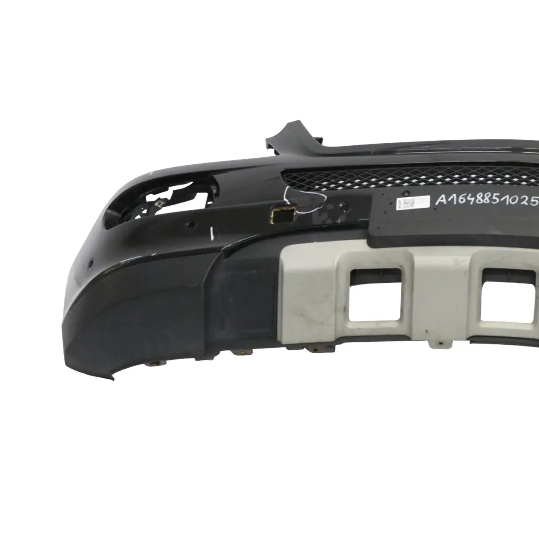 Mercedes ML W164 Front Bumper Trim Panel Obsidian Black Metallic - 197 - SKU A1648851025-OB - Part number A1648851025