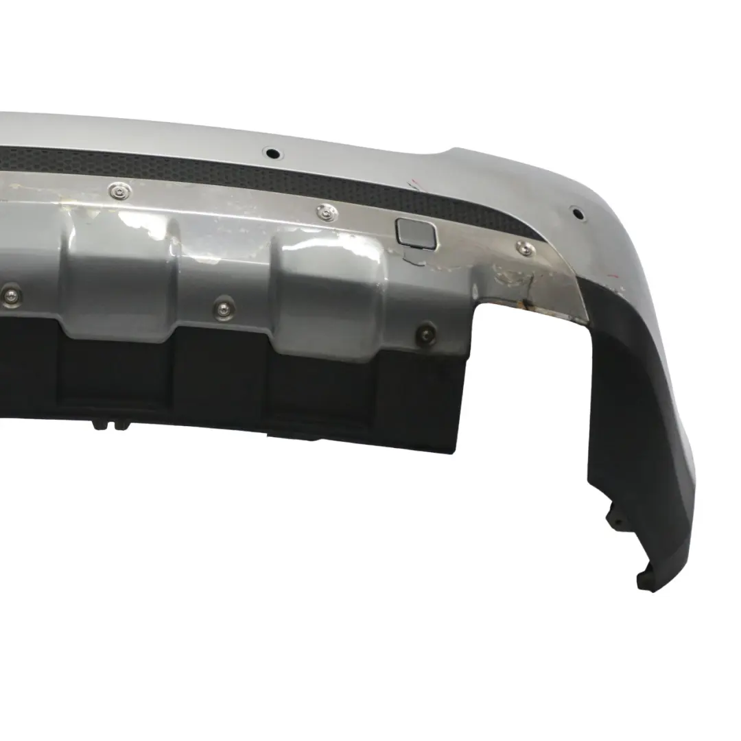 Mercedes ML W164 Rear Bumper PDC Holes Iridium Bright Silver Metallic - 775 - SKU A1648854225-IRS1 - Part number A1648854225