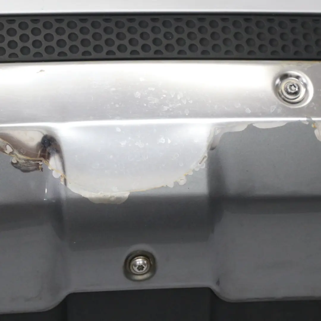 Mercedes ML W164 Rear Bumper PDC Holes Iridium Bright Silver Metallic - 775 - SKU A1648854225-IRS1 - Part number A1648854225