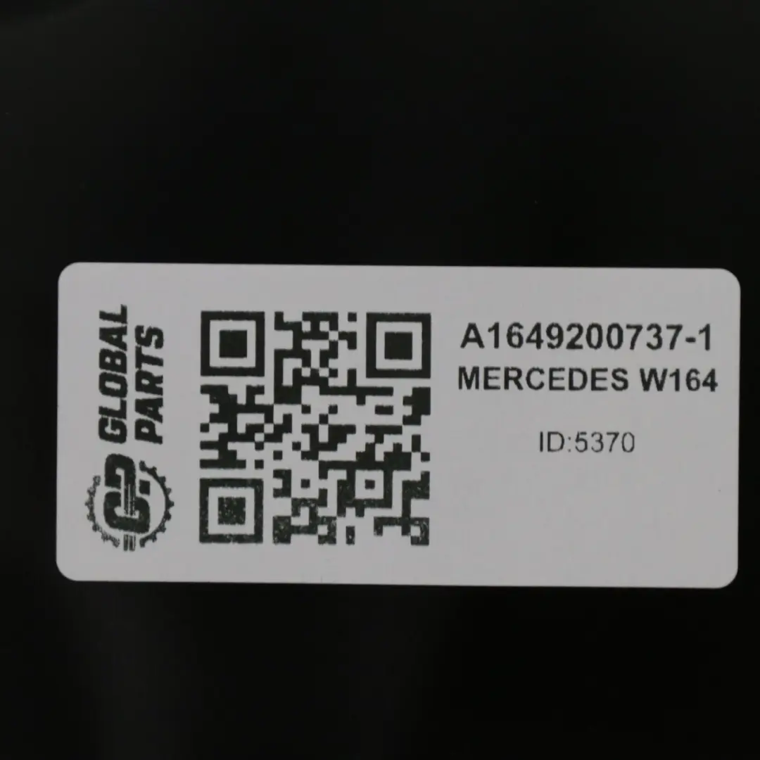 Mercedes ML W164 Coussin siège arrière gauche Housse banquette noire - SKU A1649200737-1 - Numéro de pièce A1649200737