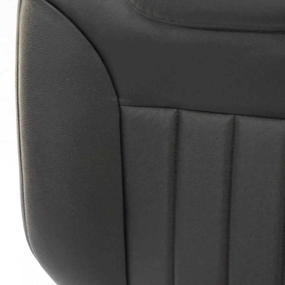 Mercedes ML W164 Seat Backrest Rear Right O/S Covering Microfibre Fabric Black - SKU A1649202837-1 - Part number A1649202837