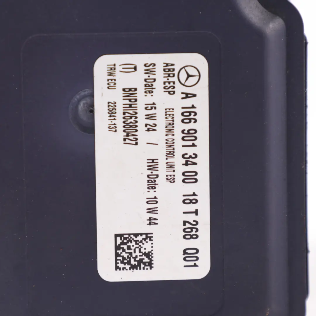 Pompe ABS Mercedes ML W166 GLE C292 Unité freinage hydraulique pour à propos du numéro de pièce A1664310800 Pompe ABS Mercedes ML W166 GLE C292 Unité freinage hydraulique - SKU A1664310800 - Numéro de pièce A1664310800