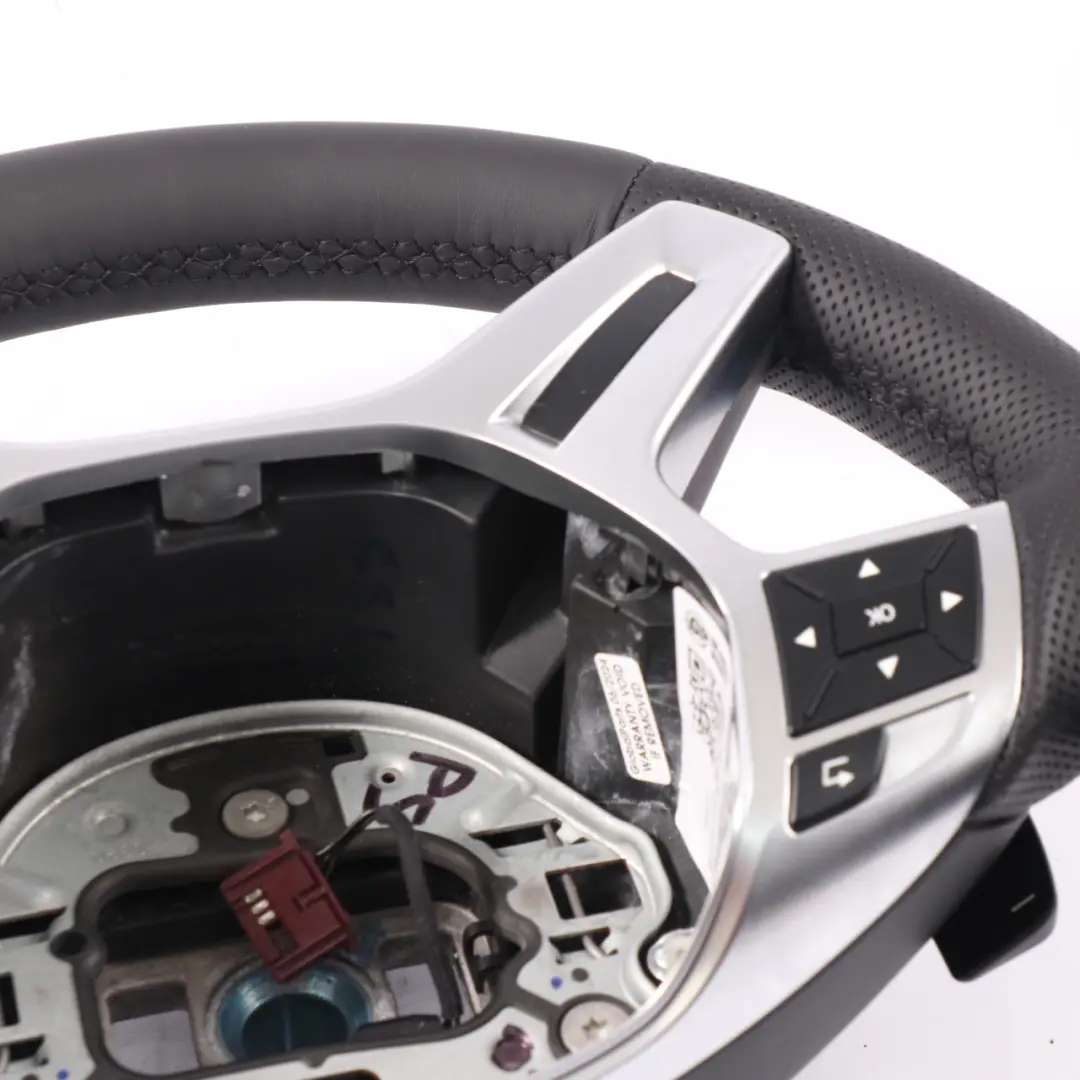 Mercedes ML W166 Steering Wheel NEW Black Leather Paddle Shift - SKU A1664609603-1 - Part number A1664609603