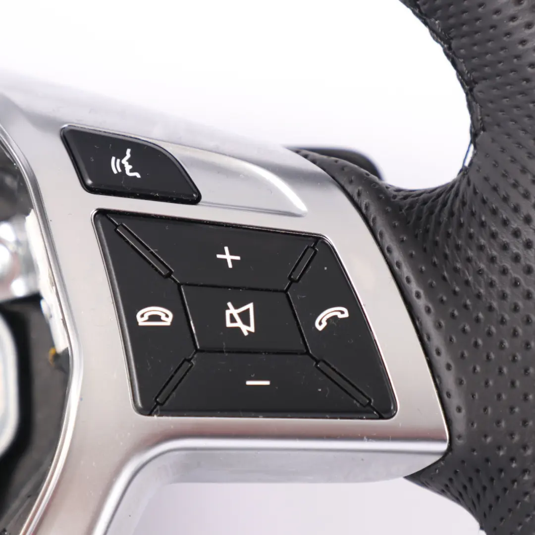 Mercedes ML W166 Volante NUOVO in Pelle Nera Cambio al Volante - SKU A1664609603-1 - Numero di parte A1664609603