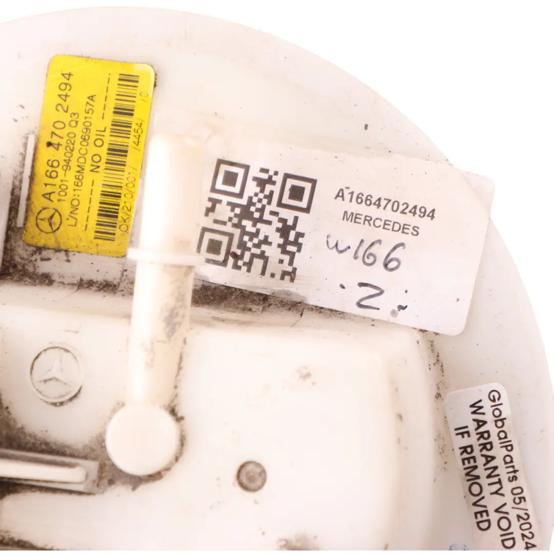 Pump Delivery Unit Level Sensor Diesel to Mercedes ML 350 W166 Fuel with Part number A1664702494 Mercedes ML 350 W166 Fuel Pump Delivery Unit Level Sensor Diesel - SKU A1664702494 - Part number A1664702494