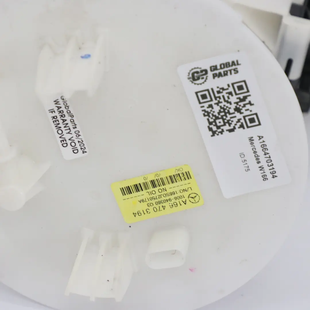 Mercedes W166 Sonde De Pompe À Carburant Sonde De Niveau Réservoir - SKU A1664703194 - Numéro de pièce A1664703194