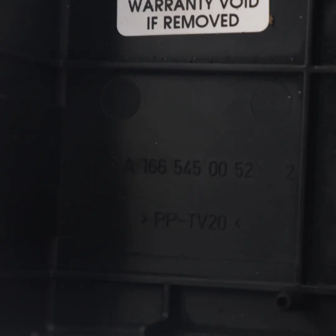 Mercedes GLE W166 C292 Fuel Module Control Unit Cover Cap A2435451100 - SKU A1665450052 - Part number A1665450052