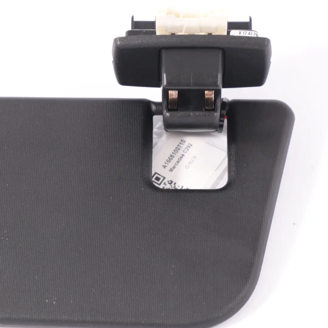  Sun Visor Mercedes C292 Cover Panel Sunvisor Black Left N/S - SKU A1668100710 - Part number A1668100710