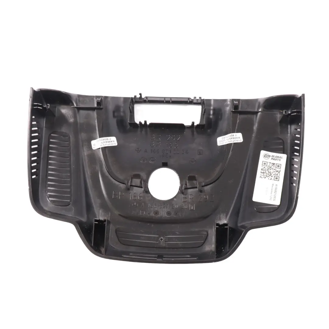 Mercedes C292 Interior Rear View Mirror Cover Trim Black - SKU A1668212036 - Part number A1668212036