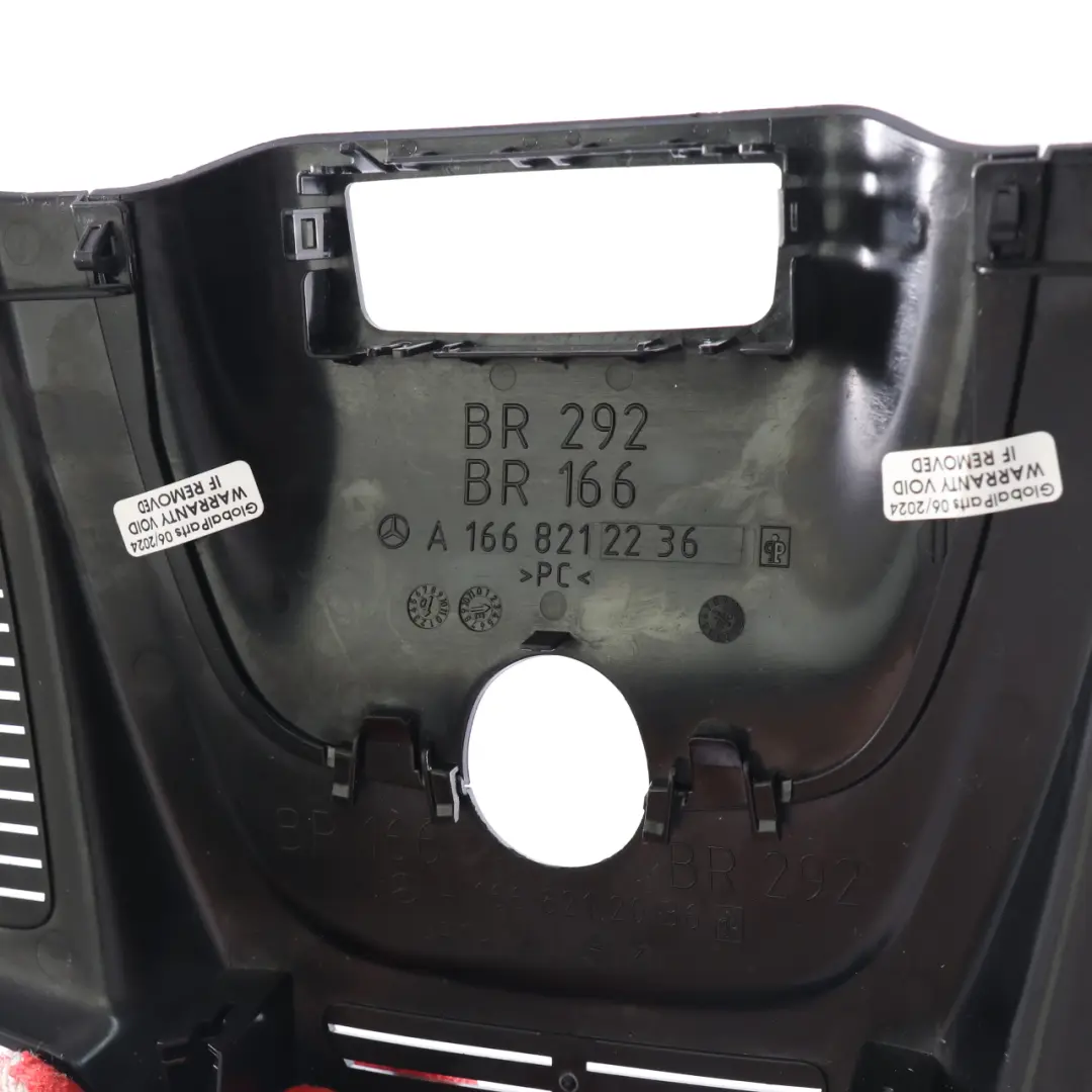  Embellecedor Espejo Retrovisor Interior Mercedes C292 Negro - SKU A1668212036 - Número de pieza A1668212036