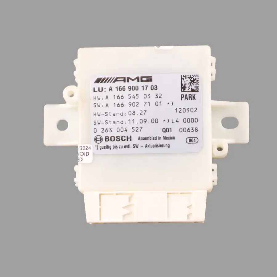 Parking Module PDC Distance Control Unit Sensor to Mercedes W166 with Part number A1669001703 Mercedes W166 Parking Module PDC Distance Control Unit Sensor - SKU A1669001703 - Part number A1669001703