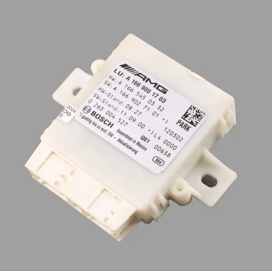 Parking Module PDC Distance Control Unit Sensor to Mercedes W166 with Part number A1669001703 Mercedes W166 Parking Module PDC Distance Control Unit Sensor - SKU A1669001703 - Part number A1669001703