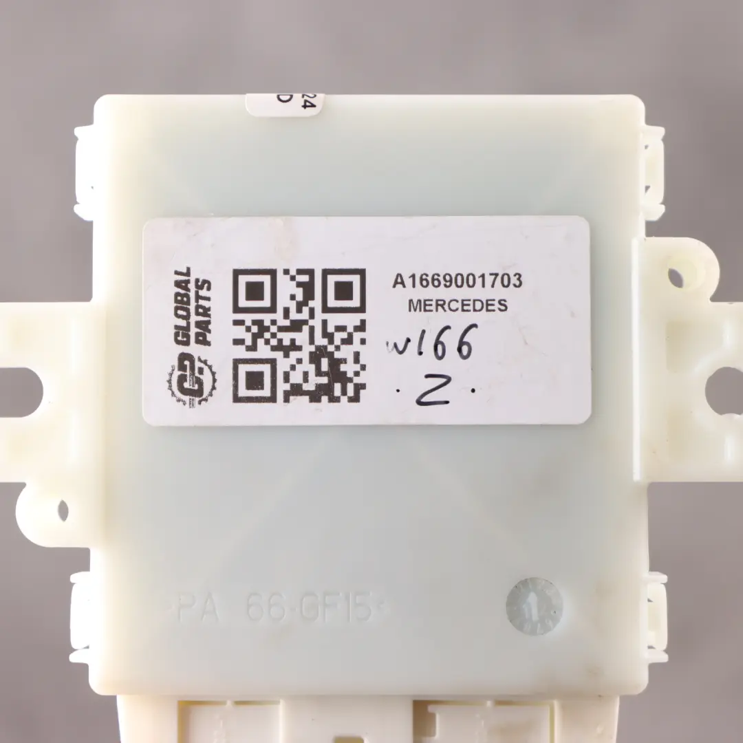Parking Module PDC Distance Control Unit Sensor to Mercedes W166 with Part number A1669001703 Mercedes W166 Parking Module PDC Distance Control Unit Sensor - SKU A1669001703 - Part number A1669001703