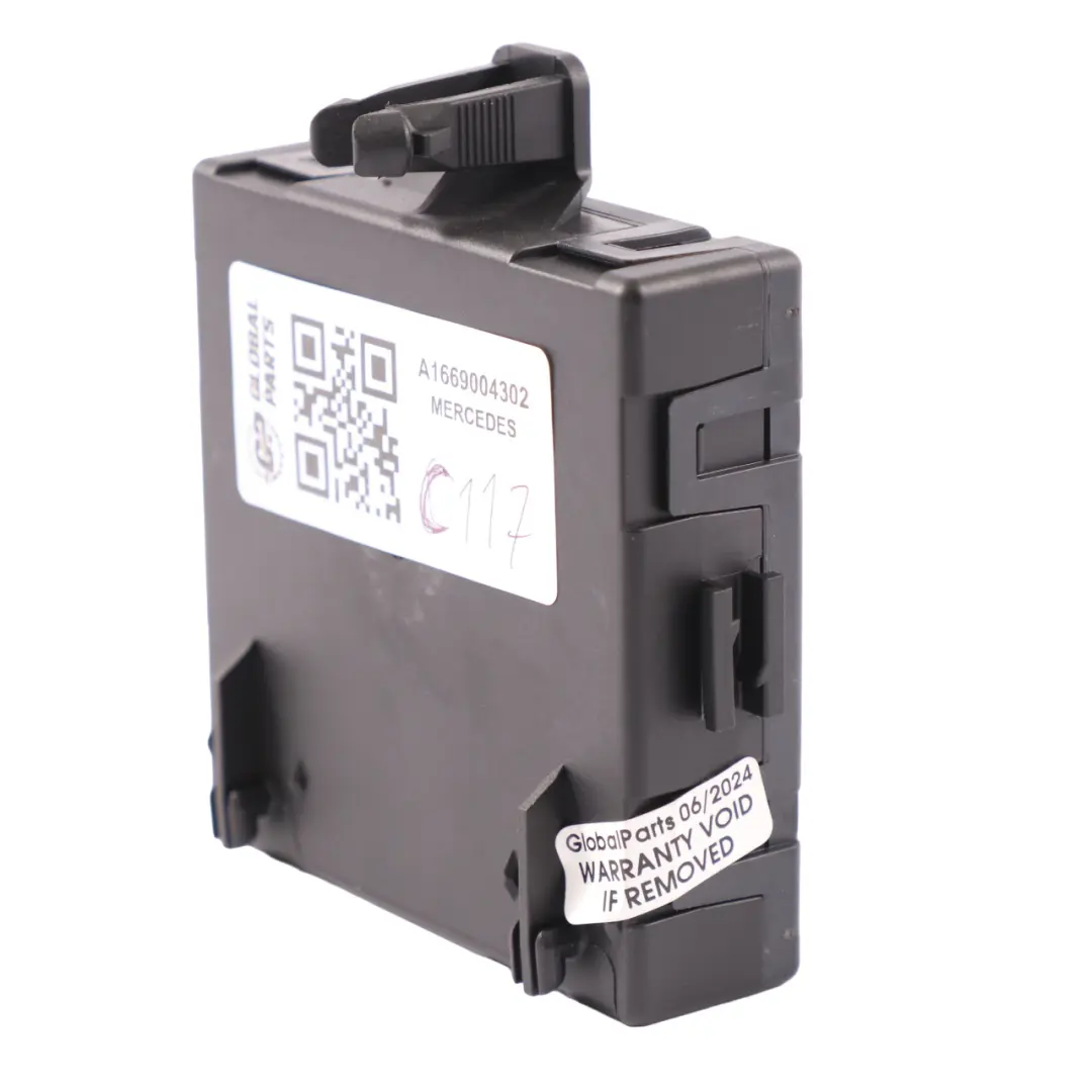 Front Door Module Control Unit Module Right O/S to Mercedes W176 W246 with Part number A1669004302 Mercedes W176 W246 Front Door Module Control Unit Module Right O/S - SKU A1669004302 - Part number A1669004302