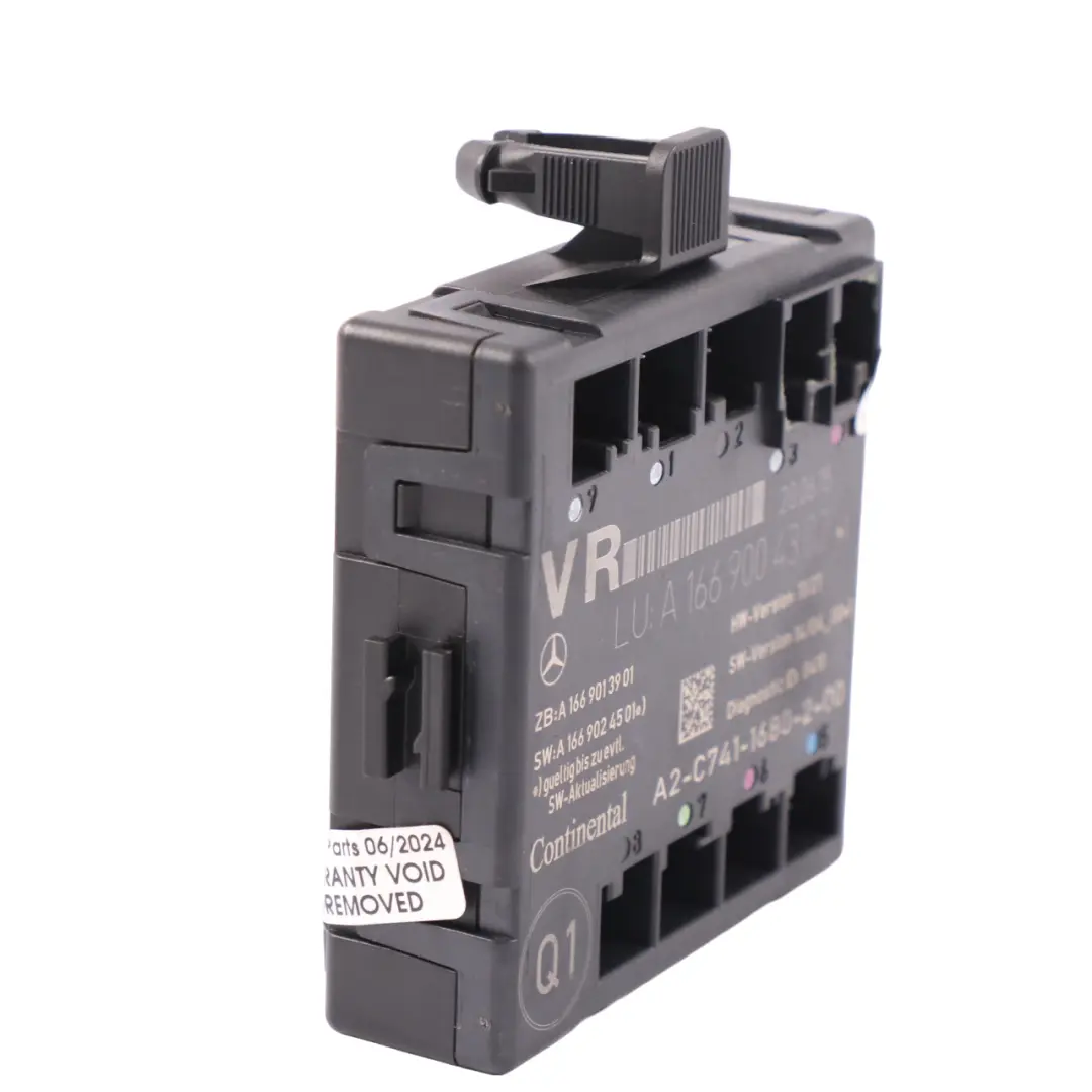 Front Door Module Control Unit Module Right O/S to Mercedes W176 W246 with Part number A1669004302 Mercedes W176 W246 Front Door Module Control Unit Module Right O/S - SKU A1669004302 - Part number A1669004302