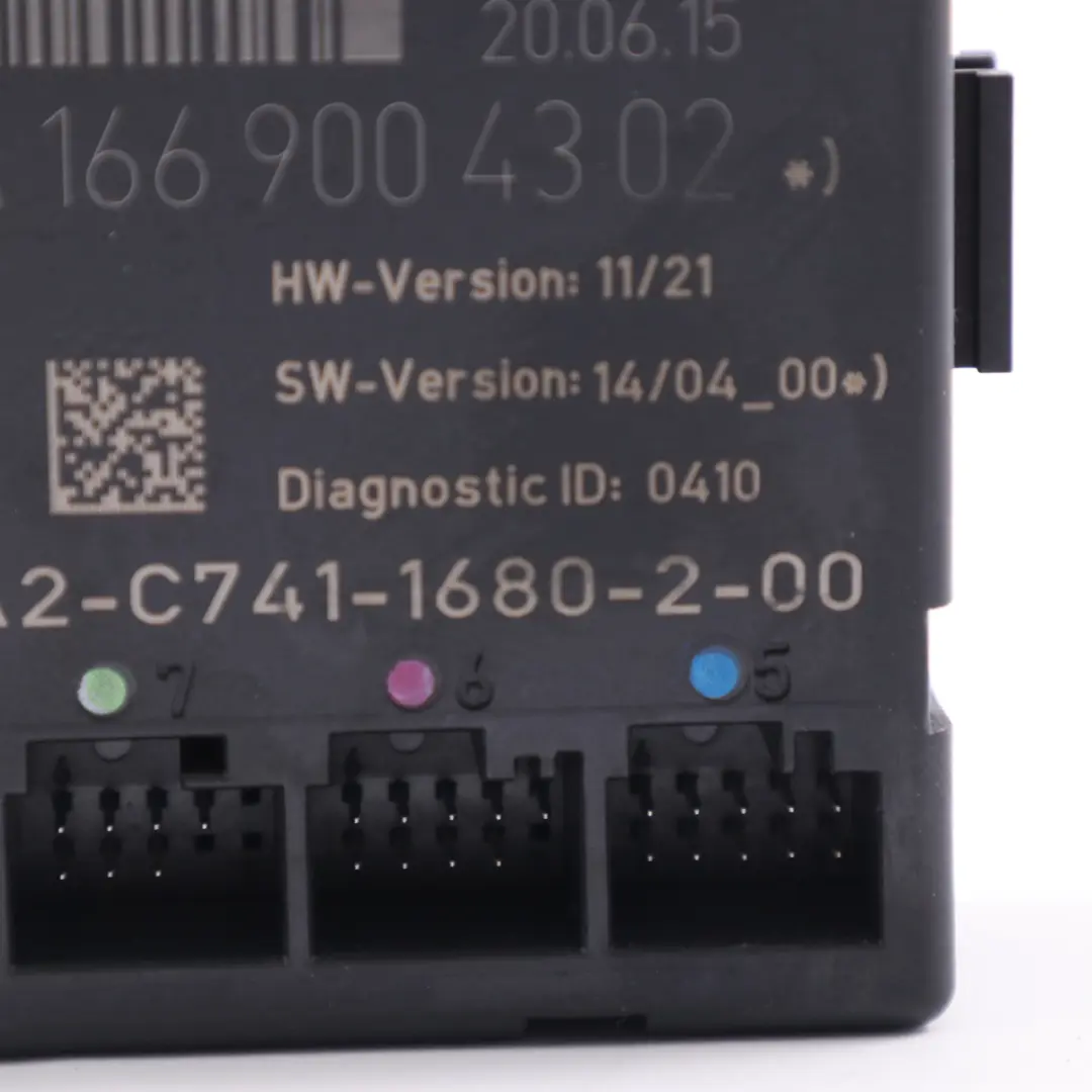 Front Door Module Control Unit Module Right O/S to Mercedes W176 W246 with Part number A1669004302 Mercedes W176 W246 Front Door Module Control Unit Module Right O/S - SKU A1669004302 - Part number A1669004302