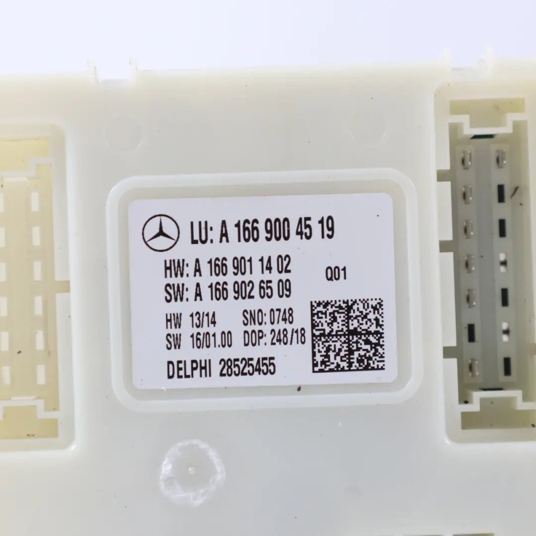 Mercedes C292 Moduł SAM Sterownik - SKU A1669004519 - Numer Części A1669004519