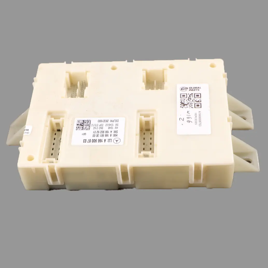 Fuse Box Front Relay Control Unit Base Module to Mercedes W166 with Part number A1669008703 Mercedes W166 Fuse Box Front Relay Control Unit Base Module - SKU A1669008703 - Part number A1669008703