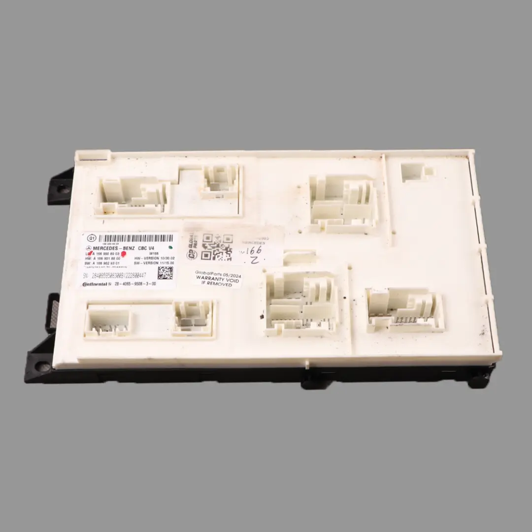Fuse Box Front SAM Control Module Relay Box to Mercedes W166 with Part number A1669008903 Mercedes W166 Fuse Box Front SAM Control Module Relay Box - SKU A1669008903 - Part number A1669008903