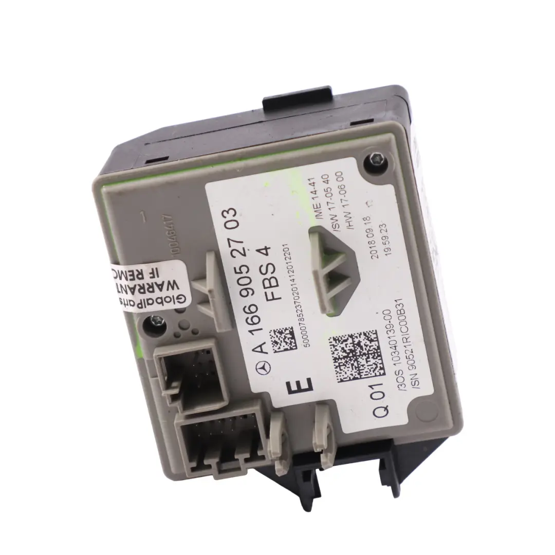 Ignition Start Stop Switch Control Unit to Mercedes GLE W166 C292 with Part number A1669052703 Mercedes GLE W166 C292 Ignition Start Stop Switch Control Unit - SKU A1669052703 - Part number A1669052703