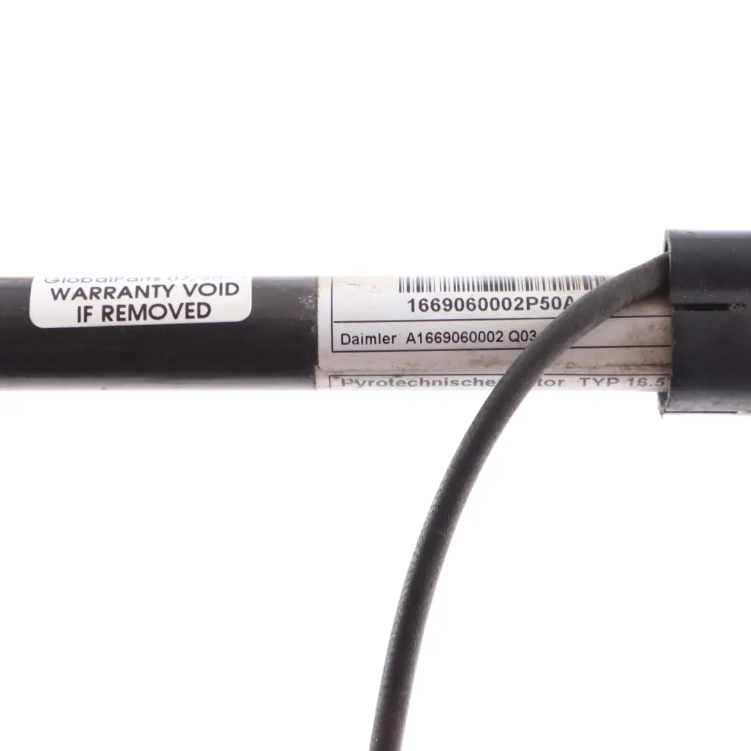  Actuador bisagra capó Mercedes ML W166 GLE C292 Delantero derecho izquierdo - SKU A1669060002 - Número de pieza A1669060002