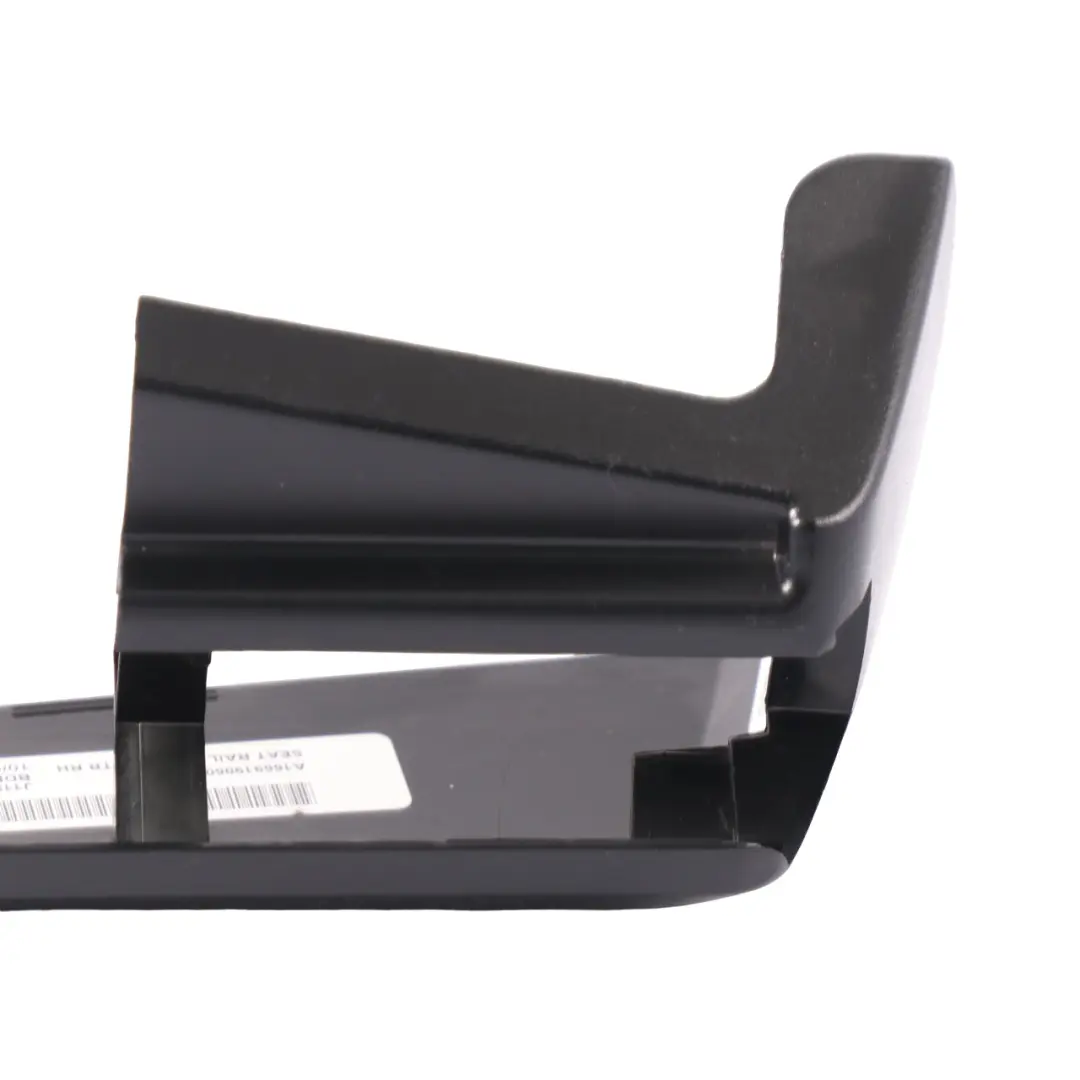 Mercedes C292 Front Seat Rail Cover Inner Trim Right O/S Panel Black - SKU A1669190600 - Part number A1669190600