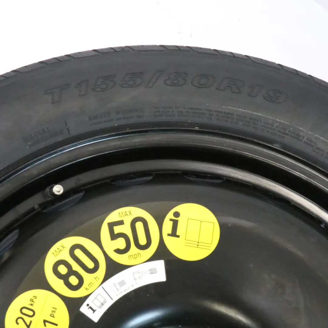 W167 C292 Steel Spare Wheel Tyre 155/80 19" to Mercedes W164 W166 with Part number A1674000300 Mercedes W164 W166 W167 C292 Steel Spare Wheel Tyre 155/80 19" - SKU A1674000300 - Part number A1674000300