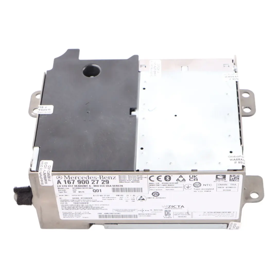 Mercedes W167 W177 Radio Stereo Nav Navigation Head Unit High - SKU A1679002729 - Part number A1679002729