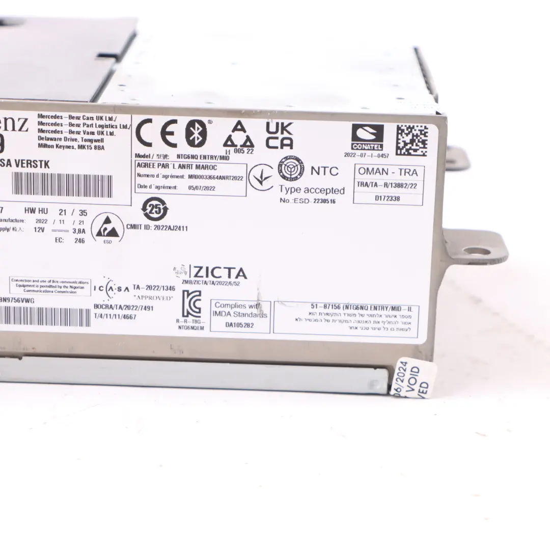 Mercedes W167 W177 Radio Stereo Nav Navigation Head Unit High - SKU A1679002729 - Part number A1679002729