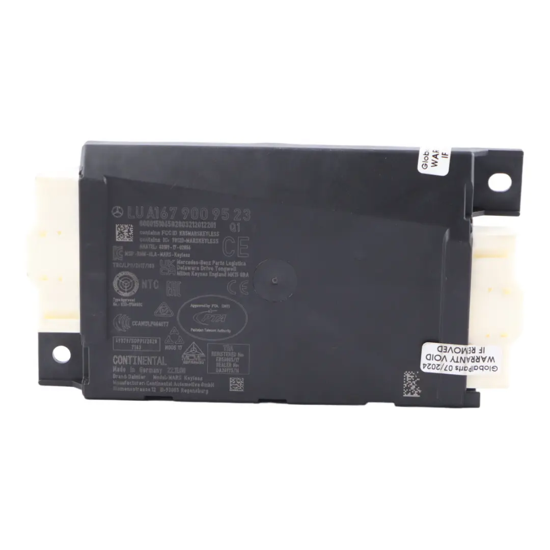 Keyless Go Module Mercedes C118 W177 W247 ECU Entry Control Unit to with Part number A1679009523 Keyless Go Module Mercedes C118 W177 W247 ECU Entry Control Unit - SKU A1679009523 - Part number A1679009523