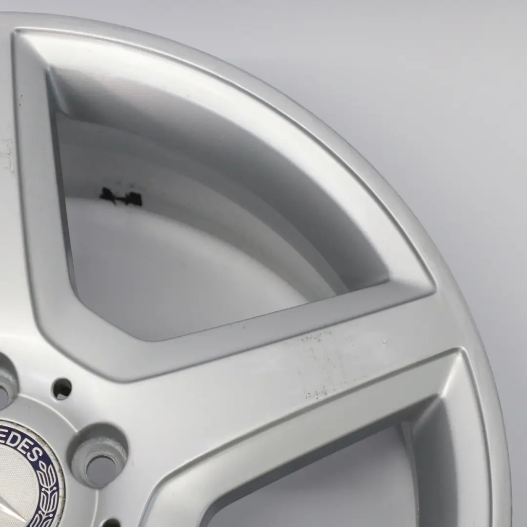 Alloy Wheel Rim 18" ET:49 7J to Mercedes W245 AMG Silver with Part number A1694011602 Mercedes W245 AMG Silver Alloy Wheel Rim 18" ET:49 7J - SKU A1694011602-2 - Part number A1694011602