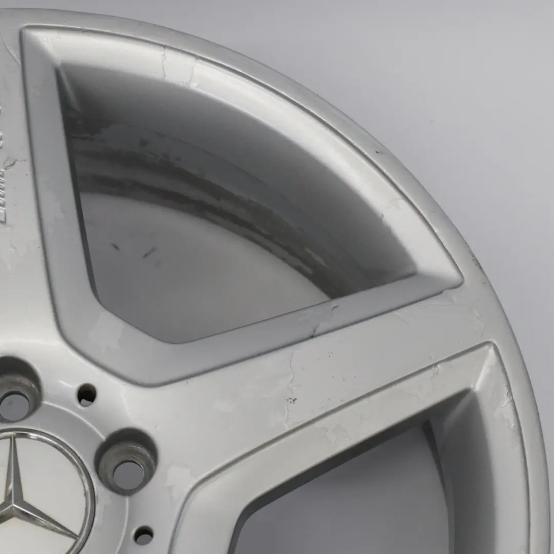 Alloy Wheel Rim 18" ET:49 7J to Mercedes W245 AMG Silver with Part number A1694011602 Mercedes W245 AMG Silver Alloy Wheel Rim 18" ET:49 7J - SKU A1694011602-3 - Part number A1694011602